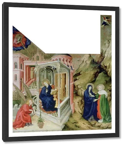 Annunciation and Visitation, 1394-1399. Artist: Melchior Broederlam