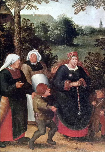 The Procession of the Bride, c1584-1638. Artist: Pieter Brueghel the Younger