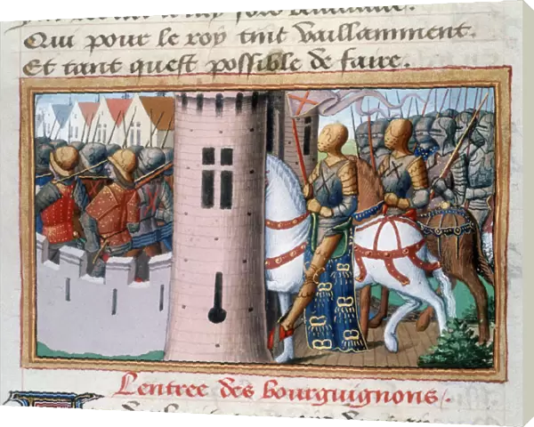Entry of the Bourguignons to Paris, May 1418, (1484)