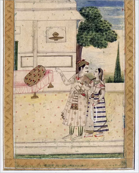 Malavi Ragini, Ragamala Album, School of Rajasthan, 19th century