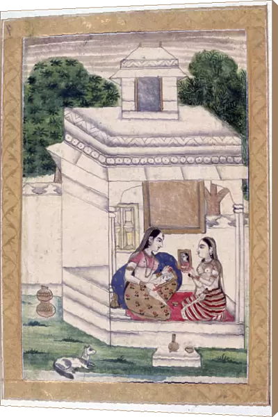 Dhanashri Ragini, Ragamala Album, School of Rajasthan, 19th century