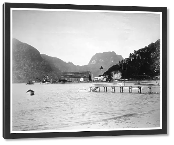 Pago Pago Harbor, in the island of Tutuila, American Samoa, 1889