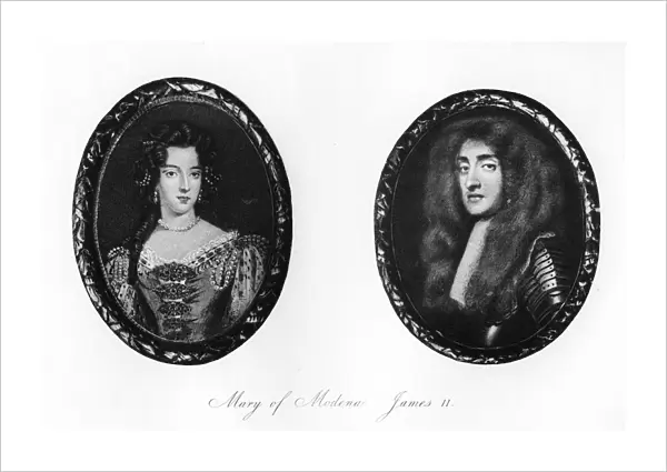 James II and Mary of Modena, (1907)