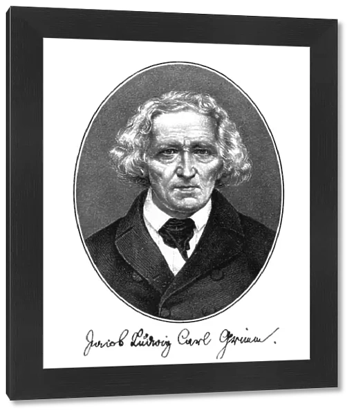 Jakob Ludwig Karl Grimm, German author, philologist and mythologist, 1887