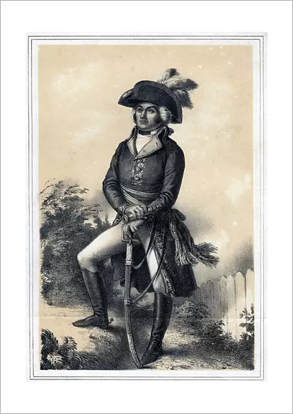 Jean-Baptiste Jourdan, marshal of France, 19th century. Artist: Jules Alfred Vincent Rigo