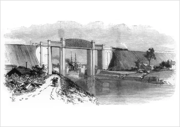 The Latchford Viaduct, Manchester Ship Canal, 1894