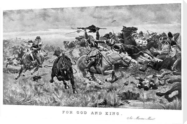 For God and King, at Marston Moor, 1644, (1893). Artist: Stanley Berkeley