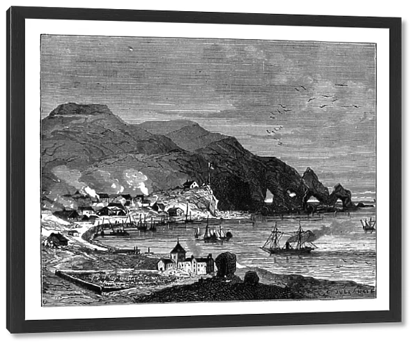 Thorshavn, the capital of the Faroe Islands, c1890