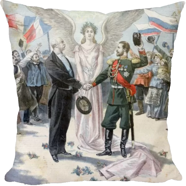 The Franco-Russian Alliance, 1897. Artist: Oswaldo Tofani