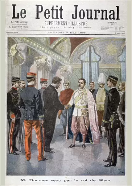 Paul Doumer, Governor General of Indochina, Received by the King of Siam in Bangkok, 1899. Artist: Oswaldo Tofani