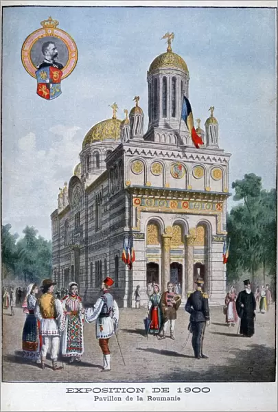 The Romanian pavilion at the Universal Exhibition of 1900, Paris, 1900