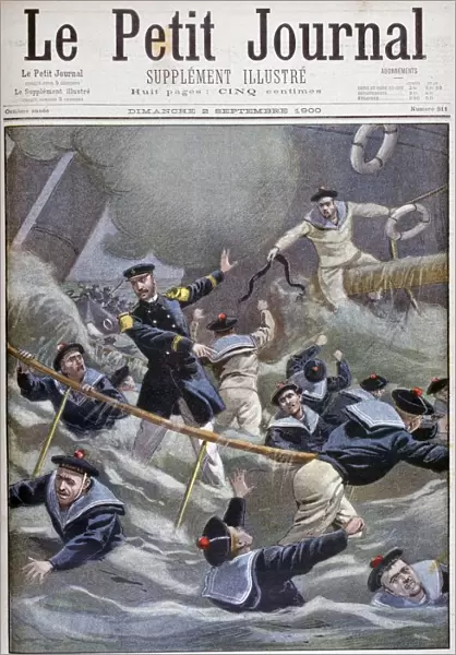 The loss of the French destroyer Framee, 1900