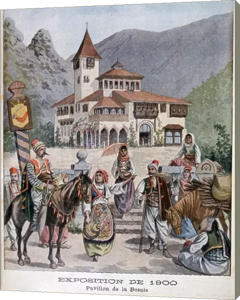The Bosnian pavilion at the Universal Exhibition of 1900, Paris, 1900