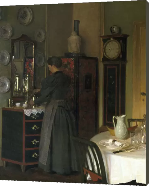 Tea-time, 1898 Artist: Valdemar Kornerup