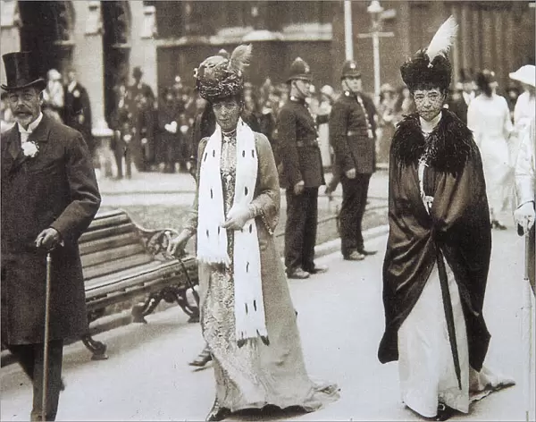 Tsarina Maria Fyodorovna of Russia visiting Britain, 1890s