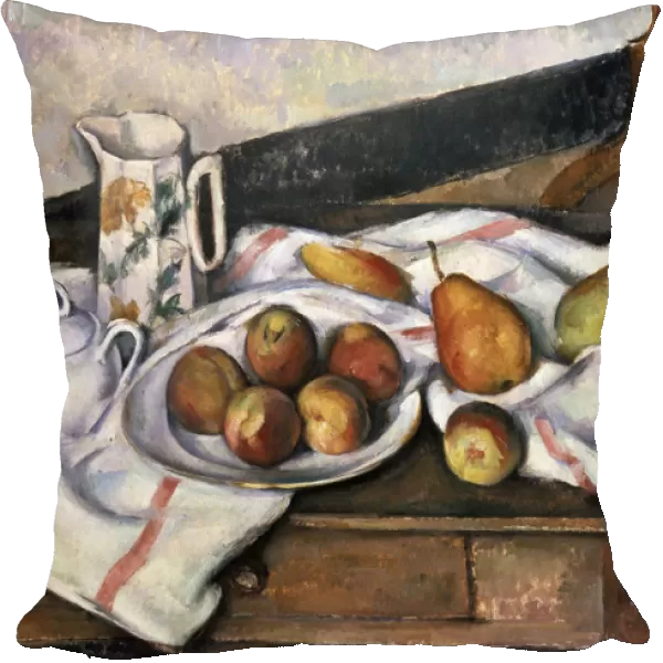 Peaches and Pears, 1890-1894. Artist: Paul Cezanne