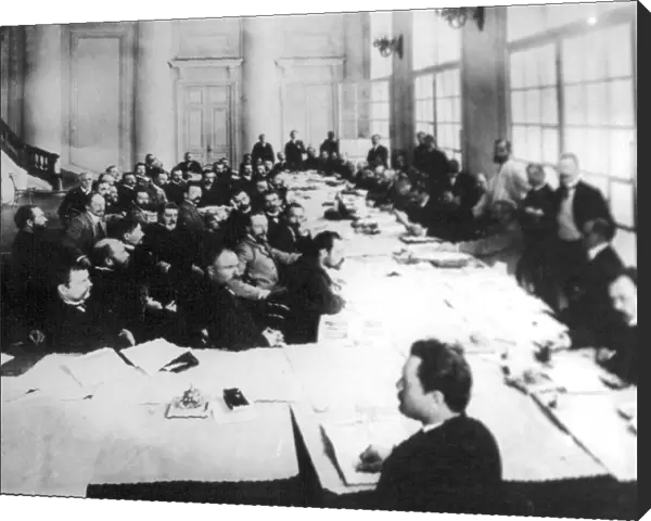 Sitting of the agricultural commission of the First Duma, St Petersburg, Russia, 1906