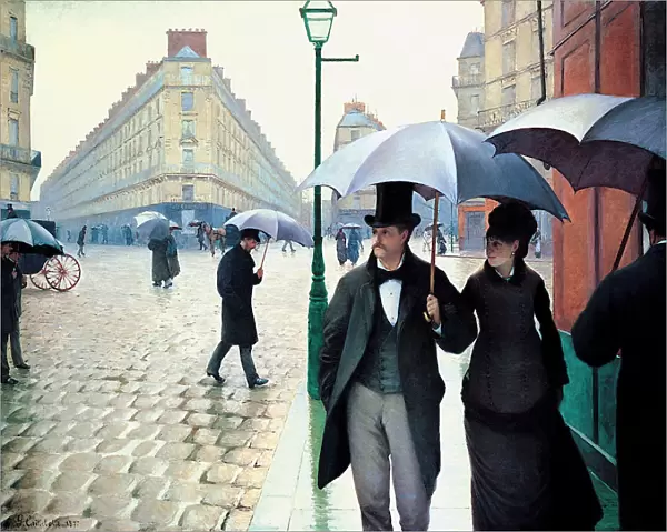Paris Street; Rainy Day, 1877. Artist: Gustave Caillebotte