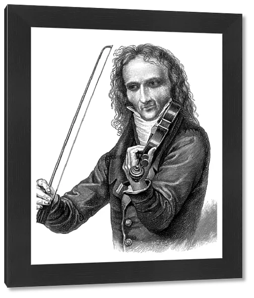 Niccolo Paganini, Italian violinist, violist and composer, 1830s