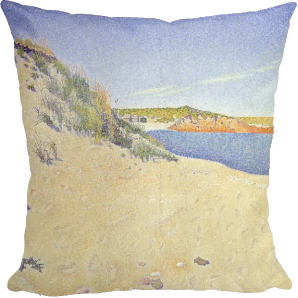 The Beach at Saint-Briac. Op. 212 (Sandy seashore), 1890. Artist: Paul Signac