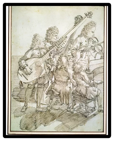 A Concert, late 17th or 18th century. Artist: Pier Leone Ghezzi