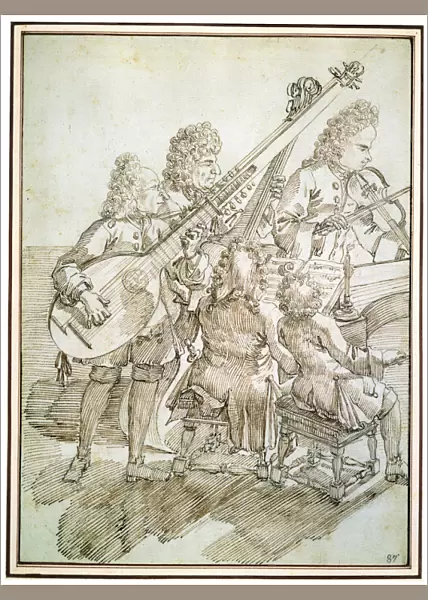 A Concert, late 17th or 18th century. Artist: Pier Leone Ghezzi