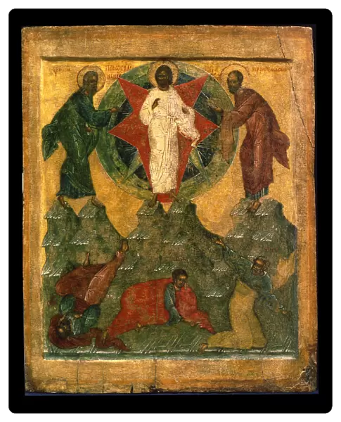 The Transfiguration of Jesus, Russian icon, early 16th century