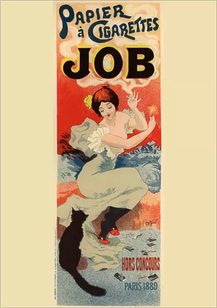 Advertising Poster for the tissue paper Job, c. 1900. Artist: Meunier, Henri (1873-1922)