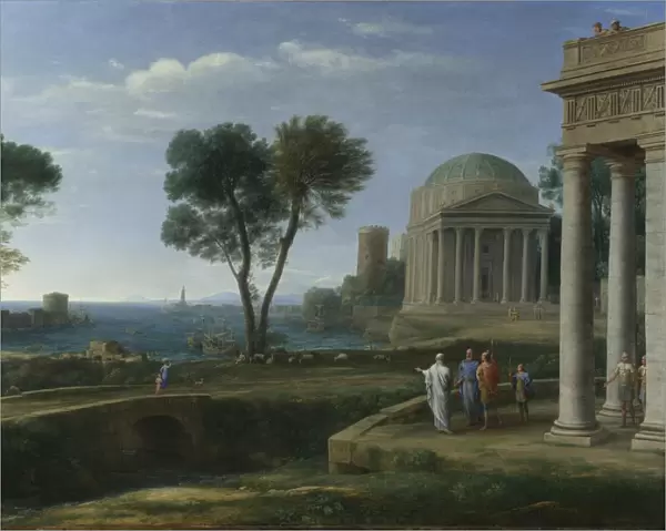 Landscape with Aeneas at Delos, 1672. Artist: Lorrain, Claude (1600-1682)