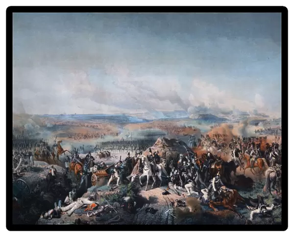 The Battle of Borodino on August 26, 1812, First quarter of 19th cen Artist: Hess, Peter von (1792?1871)