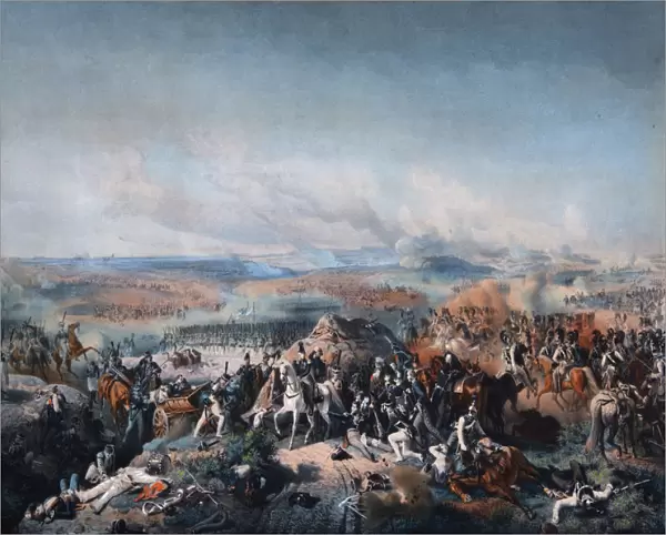 The Battle of Borodino on August 26, 1812, First quarter of 19th cen Artist: Hess, Peter von (1792?1871)