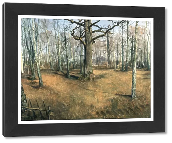 Wermsdorf Forest, 1859. Artist: Rayski, Louis Ferdinand von (1806-1890)
