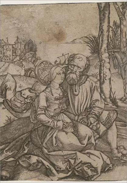 The ill-assorted Couple, c. 1495. Artist: Durer, Albrecht (1471-1528)