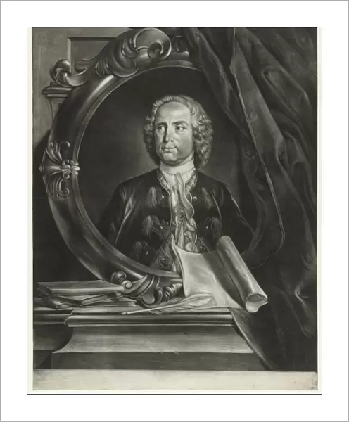 Portrait of the Composer Pietro Antonio Locatelli (1695-1764). Artist: Troost, Cornelis (1696-1750)