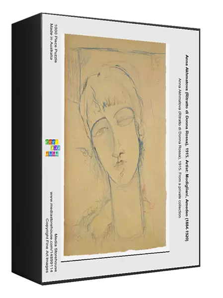 Anna Akhmatova (Ritratto di Donna Rossa), 1915. Artist: Modigliani, Amedeo (1884-1920)