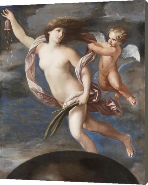Fortuna and Cupid. Artist: Sirani, Elisabetta (1638-1665)