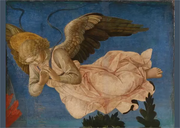Angel (Panel of the Pistoia Santa Trinita Altarpiece), 1455-1460. Artist: Pesellino, Francesco di Stefano (1422-1457)