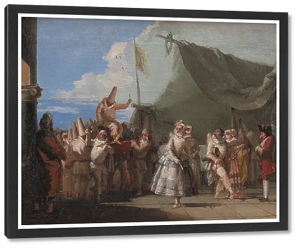 The Triumph of Pulcinella, 1760-1770. Artist: Tiepolo, Giandomenico (1727-1804)