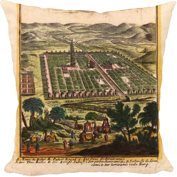 Die alte Stadt Babel, 1719. Artist: Mallet, Alain Manesson (1630-1706)