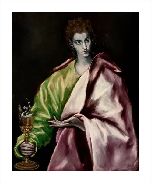Saint John the Evangelist. Artist: El Greco, Dominico (1541-1614)