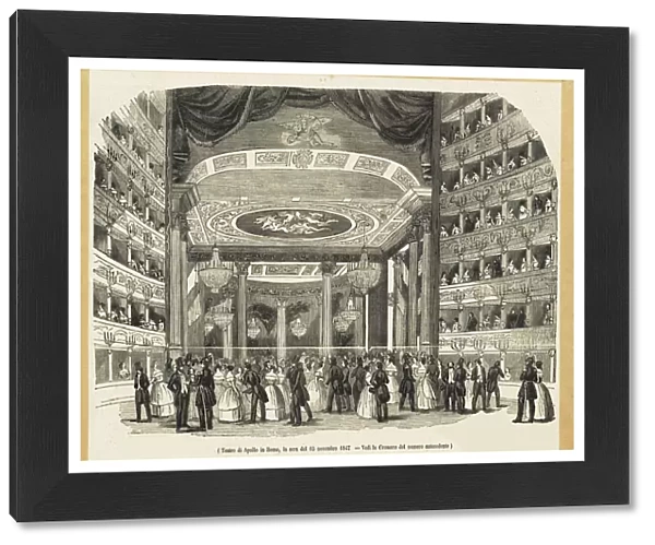 Teatro Apollo, Rome, on the evening of November 15, 1847