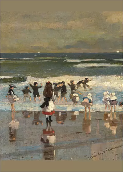 Beach Scene. Artist: Homer, Winslow (1836-1910)