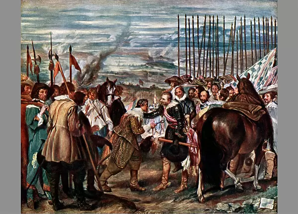 The Surrender of Breda, June 2nd, 1625, (c1635). Artist: Diego Velazquez