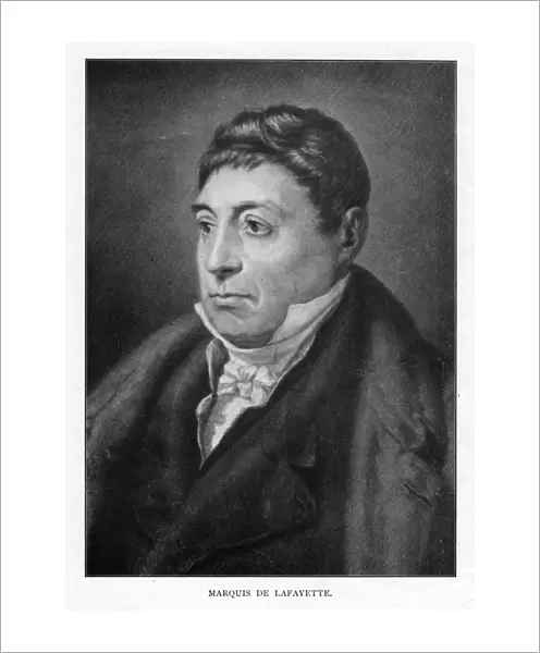Gilbert du Motier, Marquis de Lafayette, French military leader and statesman, 20th century