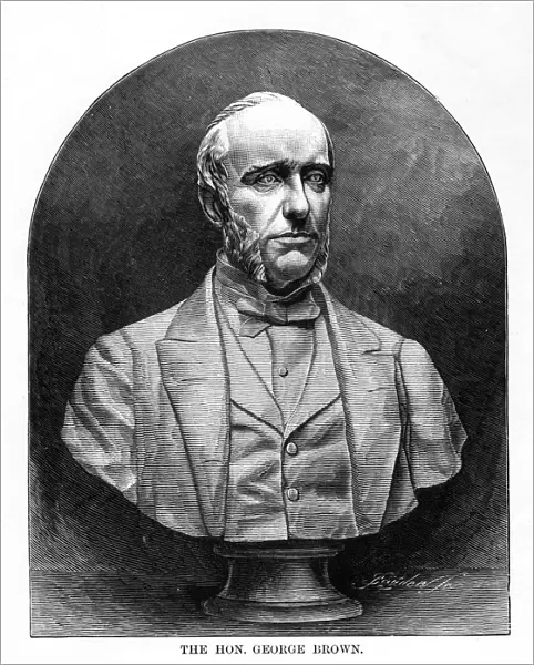 George Brown, Scottish-born Canadian journalist and politician, 19th century