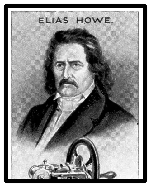 Elias Howe, American sewing machine pioneer, (c1924)