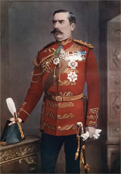 Lieutenant-General Sir Baker Creed Russell, commanding Southern District, 1902. Artist: Maull & Fox