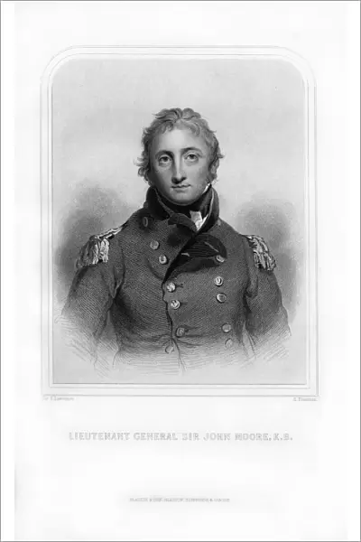 Sir John Moore, British soldier and general, (1870). Artist:s Freeman