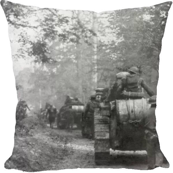 Americans preparing for the attack on the Argonne Forest, Verdun, France, September, 1918