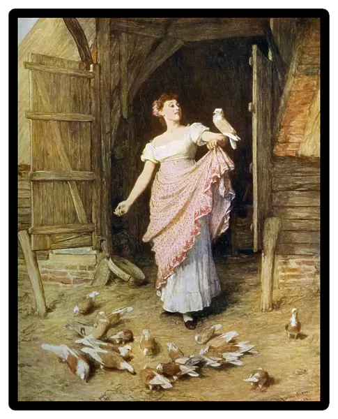 The Farmers Daughter, 1881, (1912). Artist: William Quiller Orchardson